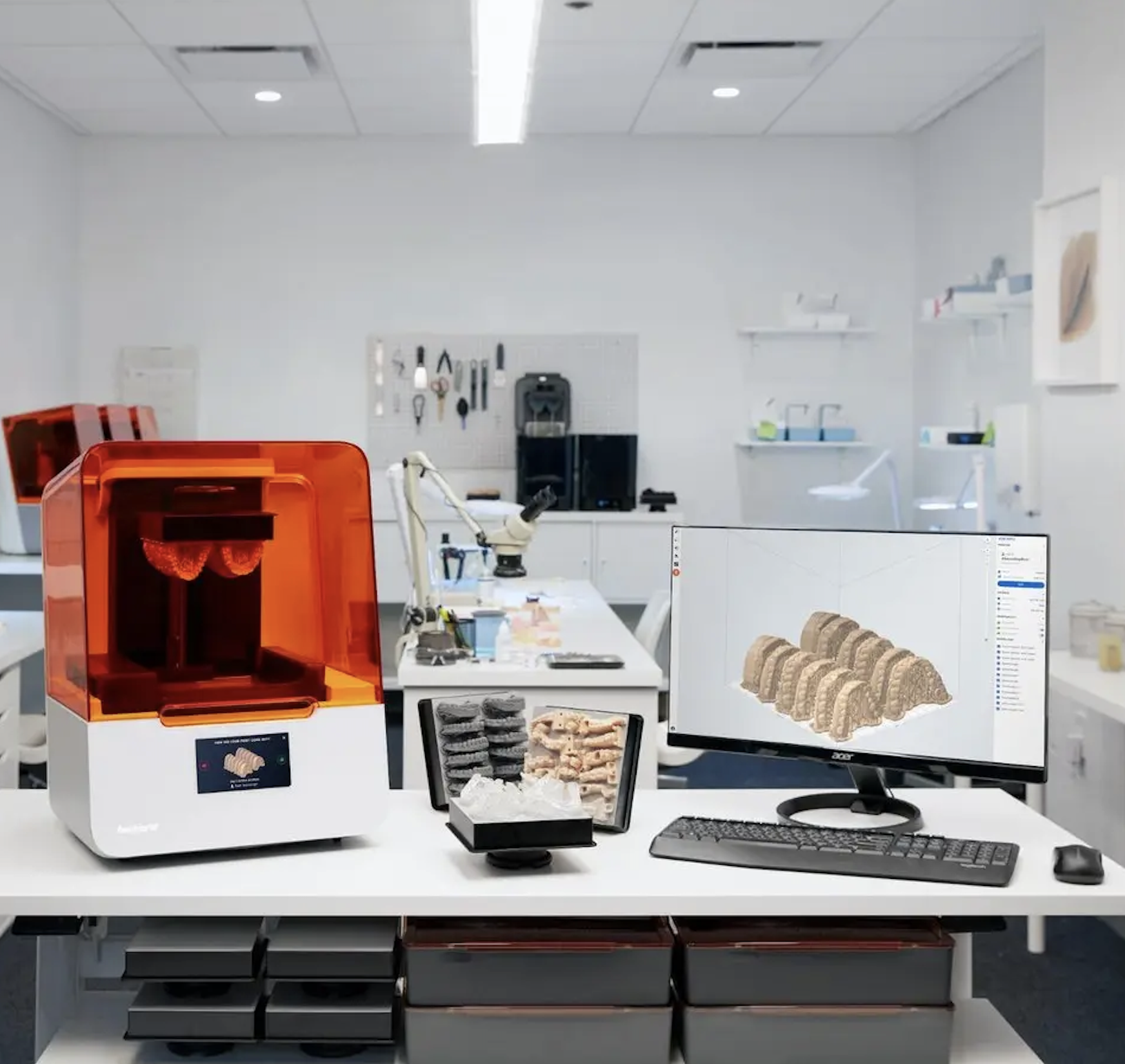 imprimante 3d Patients attendant dans la salle d'attente